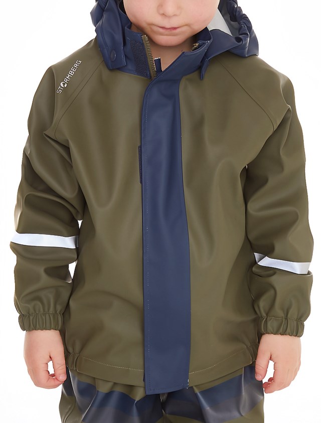 Vestland regnjakke, testvinner barn 1-7 Green Barn - 1