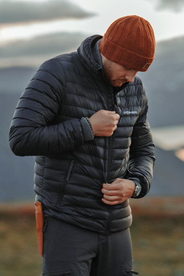 Stavskar dunjakke Black Herre - 1