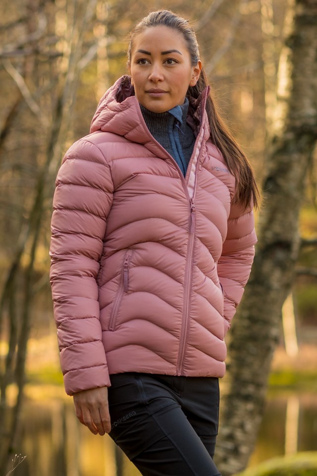 Nordkapp dunjakke dame Ash rose - 1