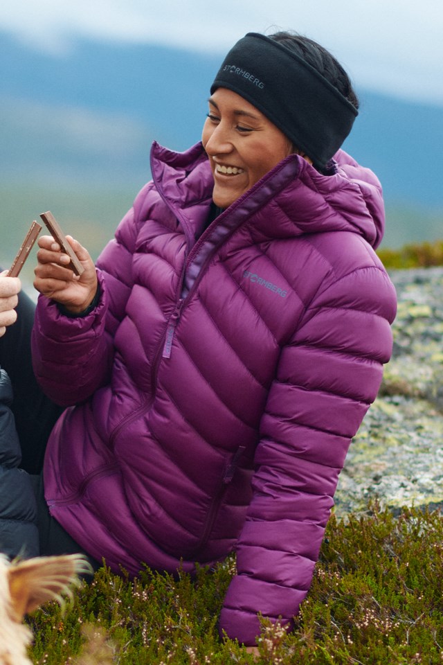 Nordkapp dunjakke dame Gloxinia - 1