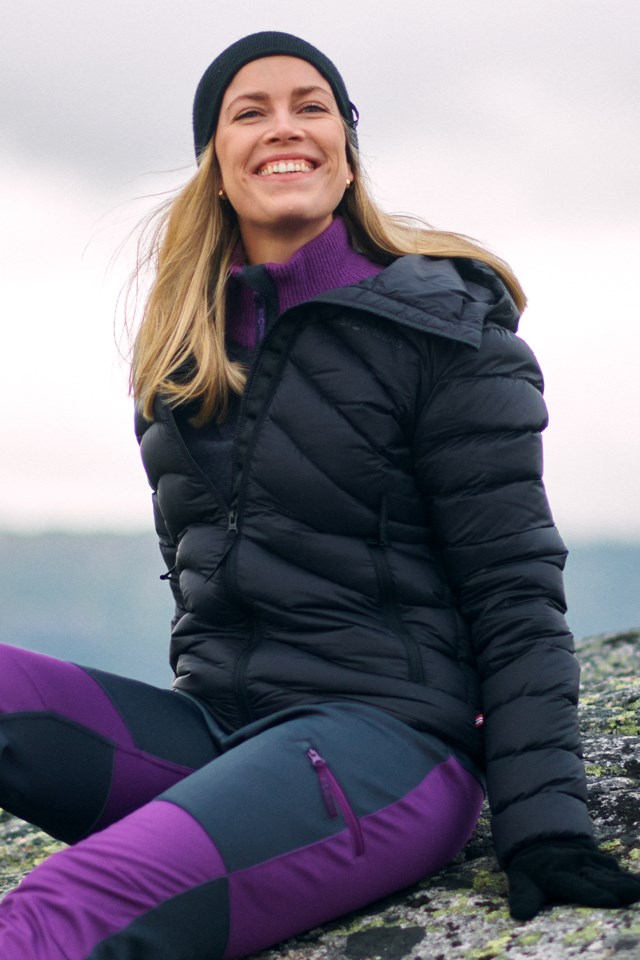 Nordkapp dunjakke dame Black Dame - 1