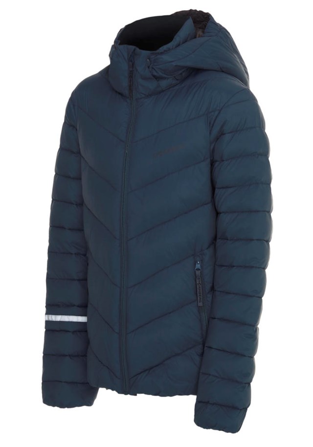 Nordfjell dunjakke barn 8-14 Grey|Blue Barn - 1