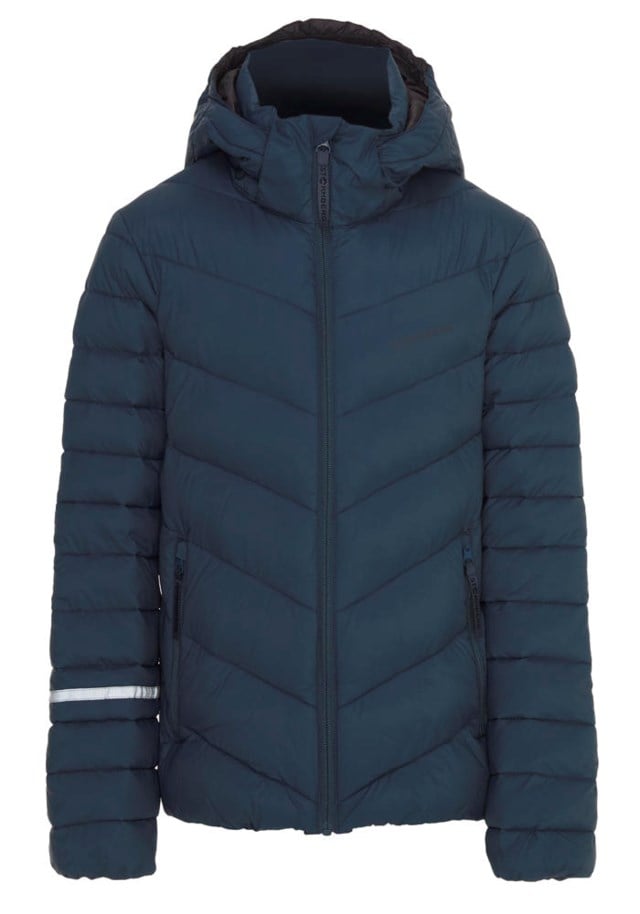 Nordfjell dunjakke barn 8-14 Grey|Blue Barn - 1