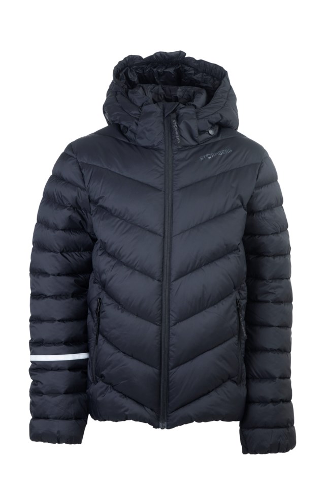 Nordfjell dunjakke barn 8-14 Jet Black - 1