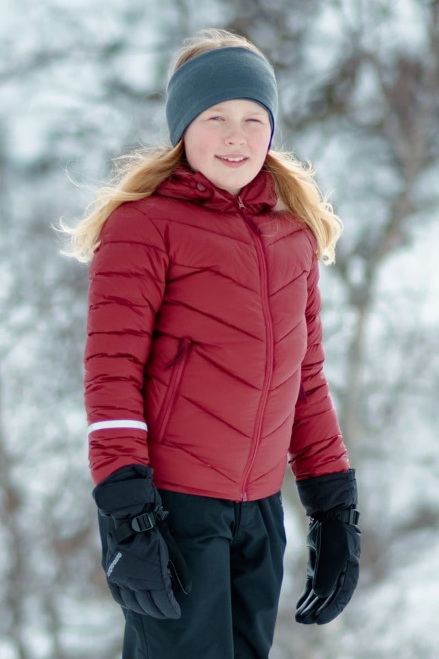 Nordfjell dunjakke barn 8-14 Red Barn - 1