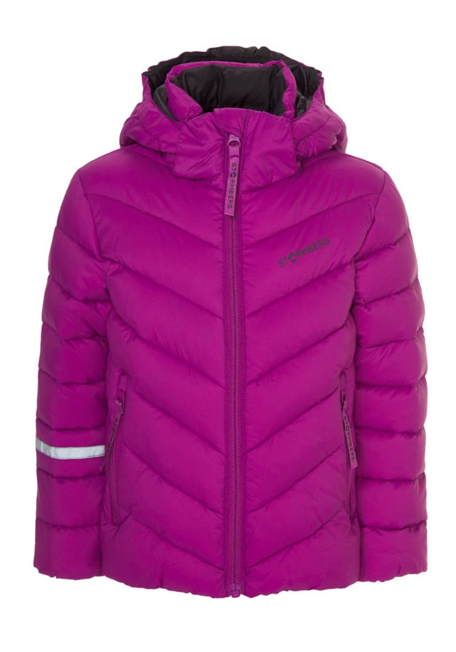 Nordfjell dunjakke barn 1-7 Purple Barn - 1