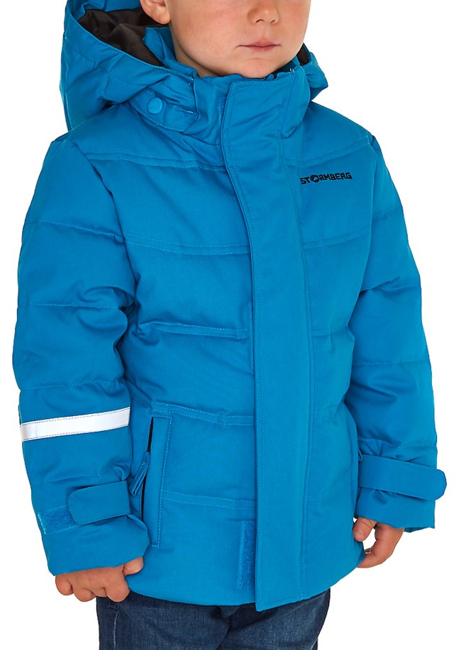 Svalbard dunjakke barn 1-7 Blue jewel - 1