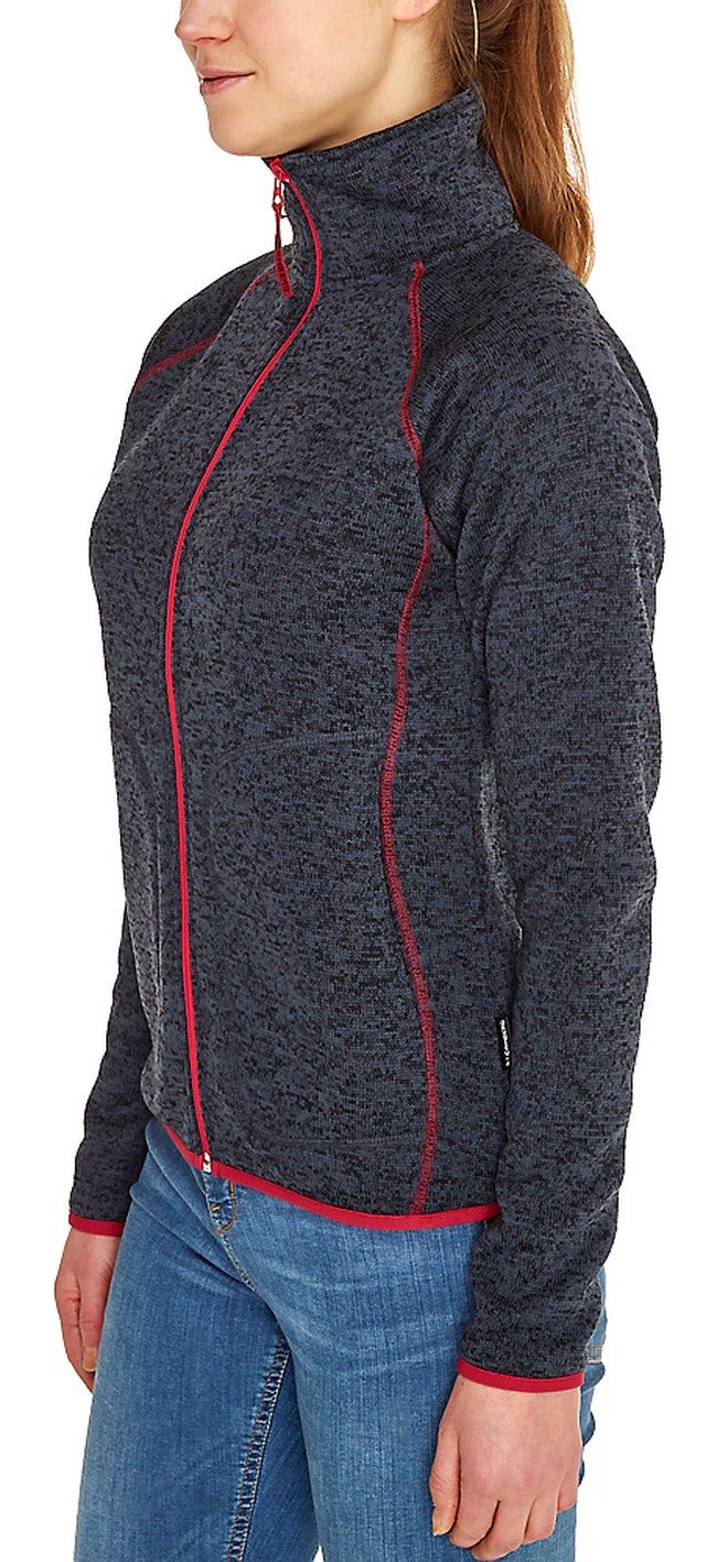 Pasvikfjord fleecejakke Black Dame - 1