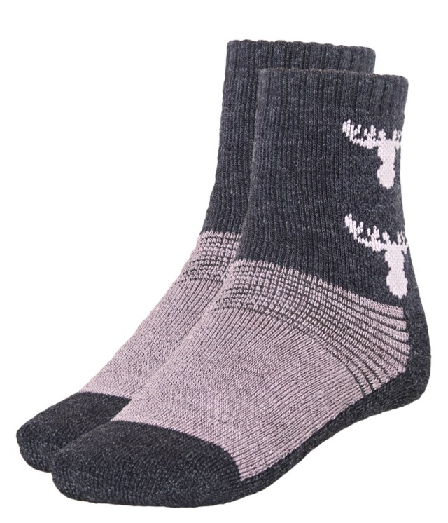 Turbu ullfrotté sokk barn 1-7 Grey Barn - 1