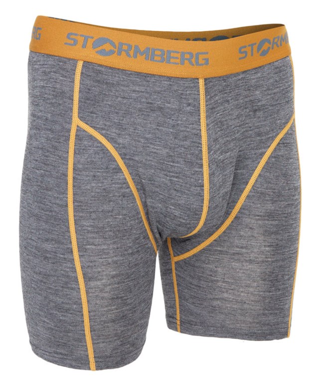 Grotli lang ullboxer Grey Herre - 1