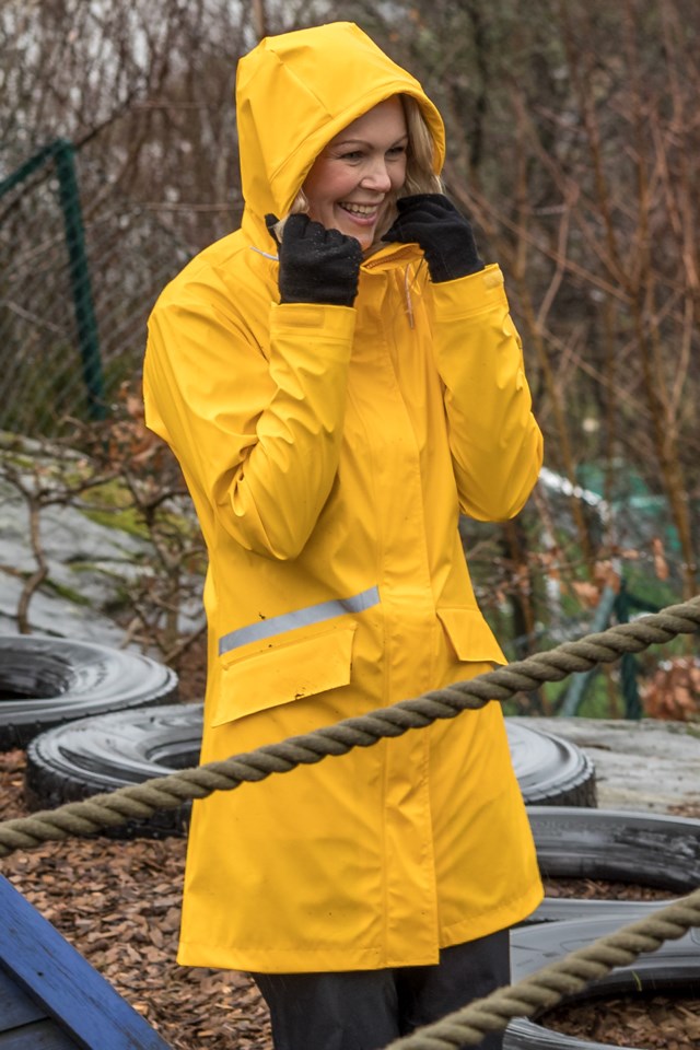 Marina regnkåpe Lemon chrome - 1