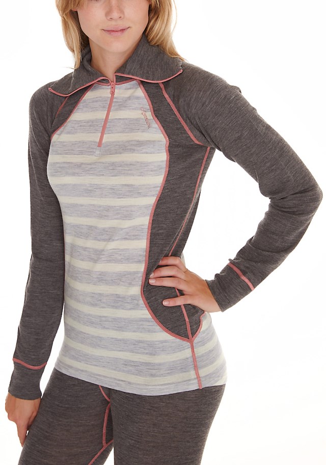 Salbu høyhalset ulltrøye Grey Dame - 1