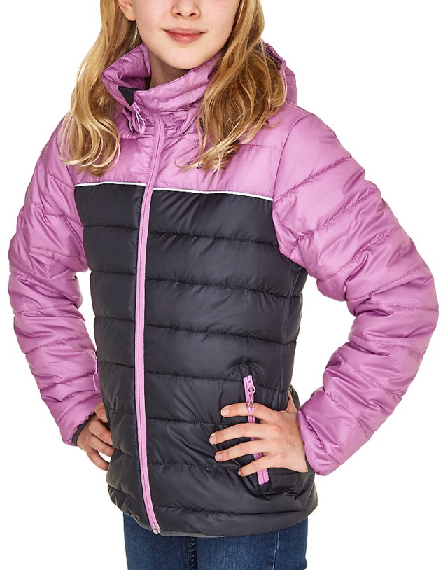 Snofjell vattert jakke barn 8-14 Grey|Pink Barn - 1