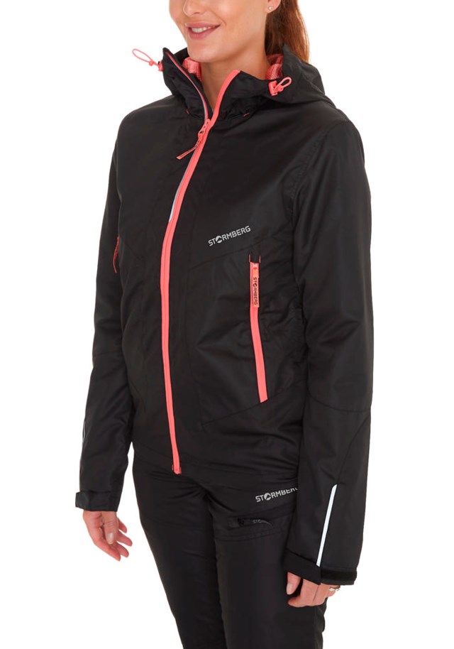Vistdal lettvektsjakke Black|Pink Dame - 1