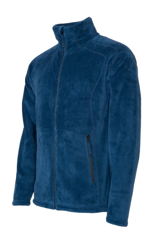 Hyggestien fleecejakke Blue Herre - 1