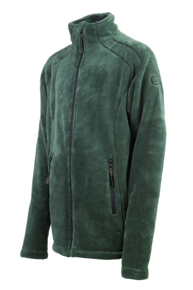 Hyggestien fleecejakke barn 8-14 Green Barn - 1