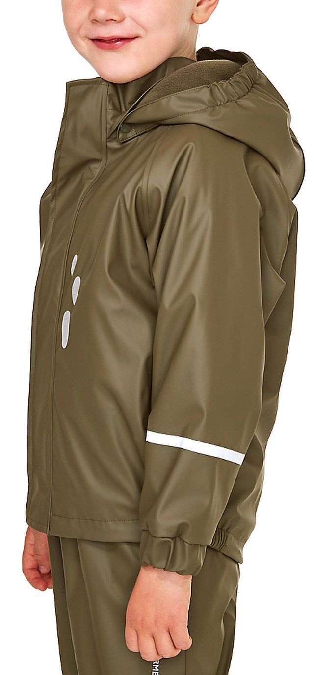 Sprell fôret regnjakke barn 1-7 Ivy Green - 1