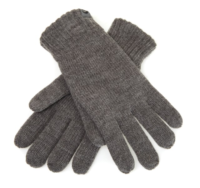 Svenes fôret ullhanske Ebony Grey/Black - 1