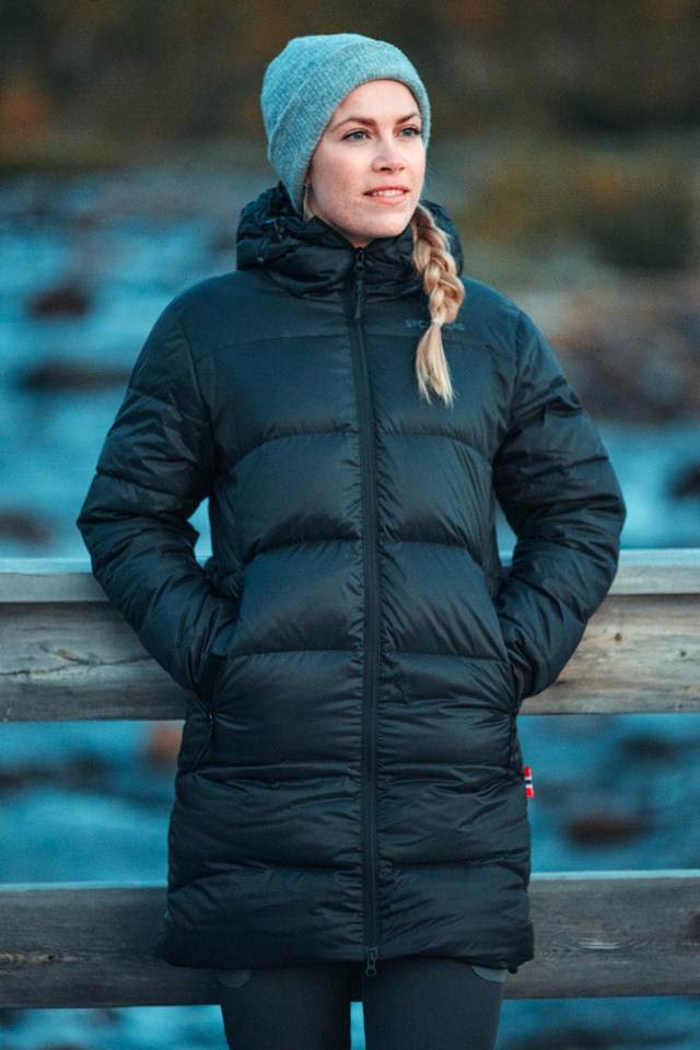 Hyfjell dunparkas Jet Black - 1