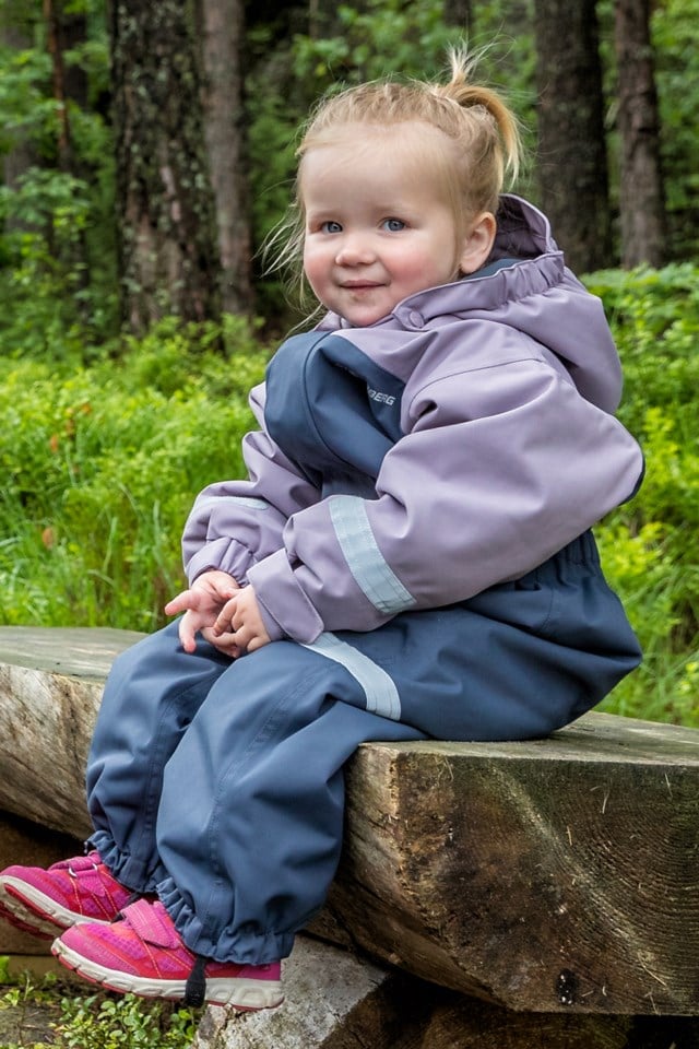 Kullen vinterdress - testvinner barn 1-7 Grey|Purple Barn - 1