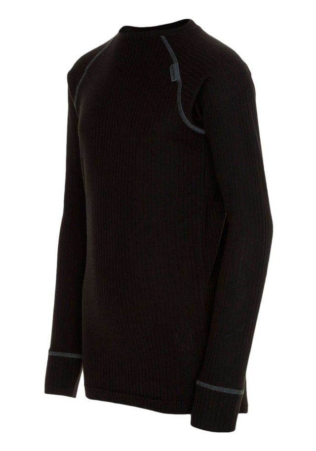 Skogheim trøye barn 8-14 Jet Black/ Flint Stone - 1