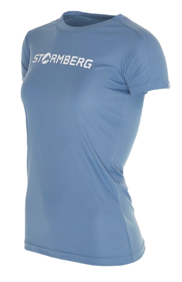 Valvig t-skjorte Blue Dame - 1