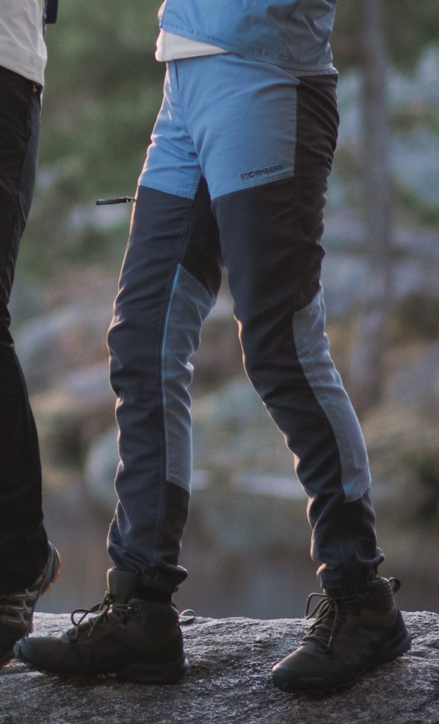 Rasletinden turbukse Faded Denim / Ebony - 1