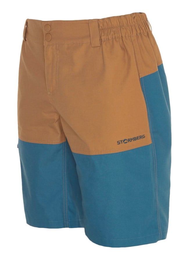 Rasletinden shorts Tobacco Brown/ Real Teal - 1