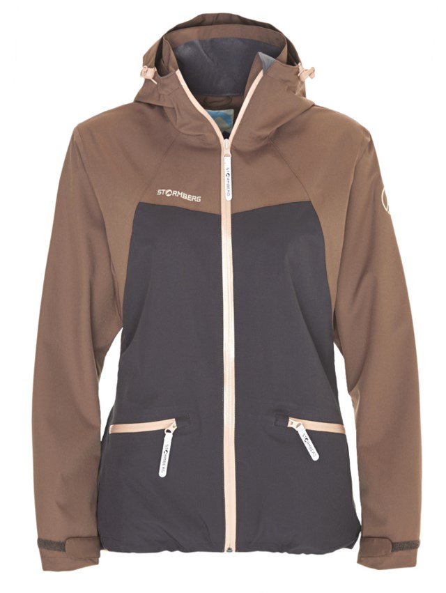 Farfjellet skalljakke Deep Taupe/ Ebony - 1