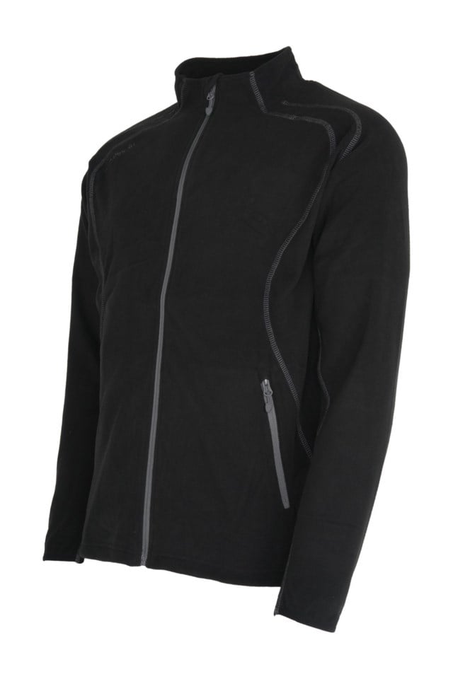 Vigør resirkulert fleecejakke Black Herre - 1