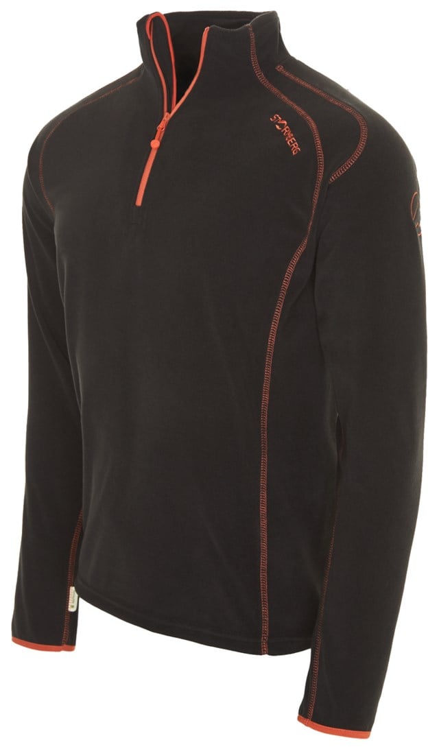 Vigør resirkulert fleecegenser Black Herre - 1