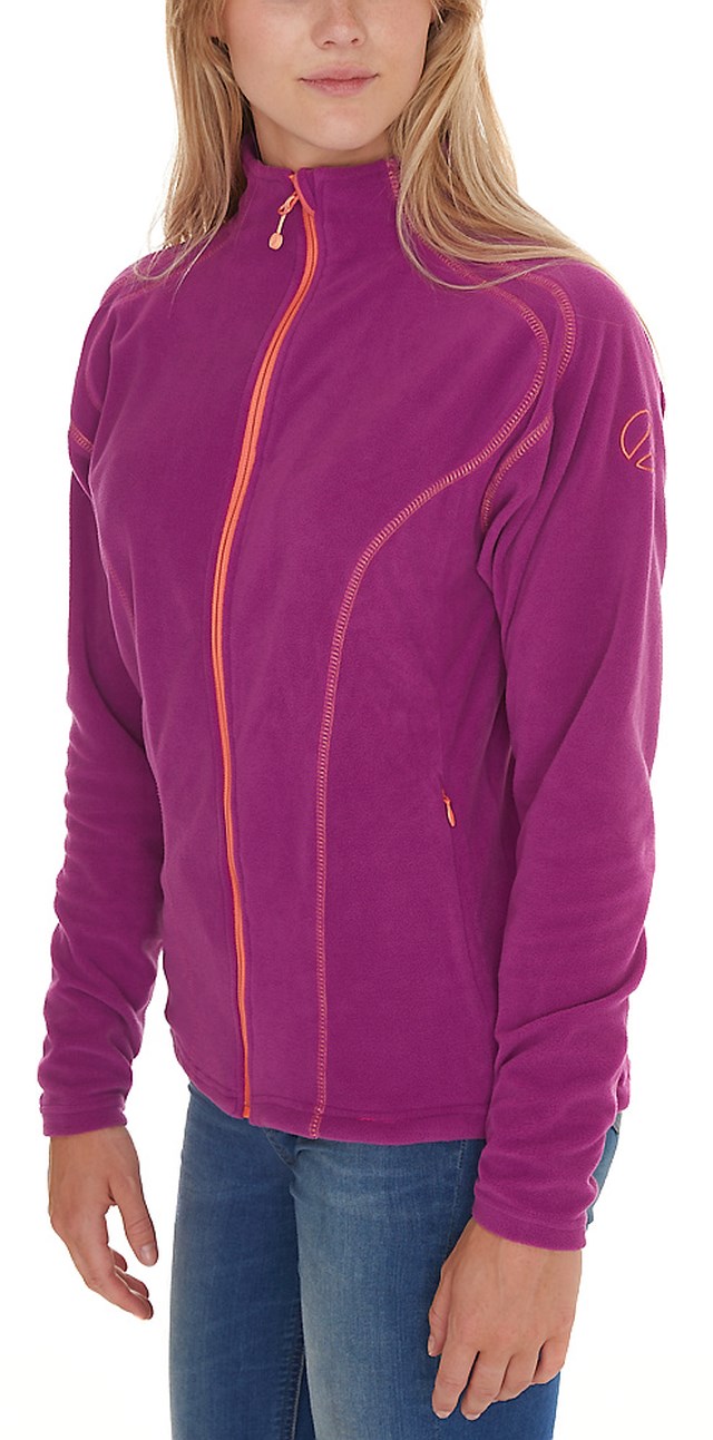 Vigør resirkulert fleecejakke Purple Dame - 1