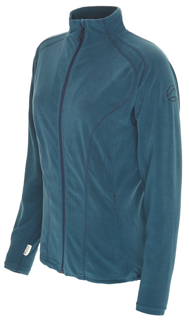 Vigør resirkulert fleecejakke Green Dame - 1