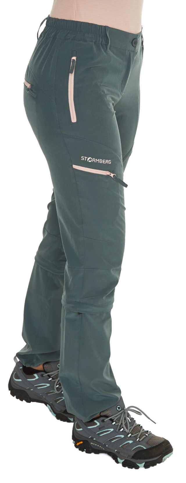 Langelien resirkulert zip-off bukse Green Dame - 1