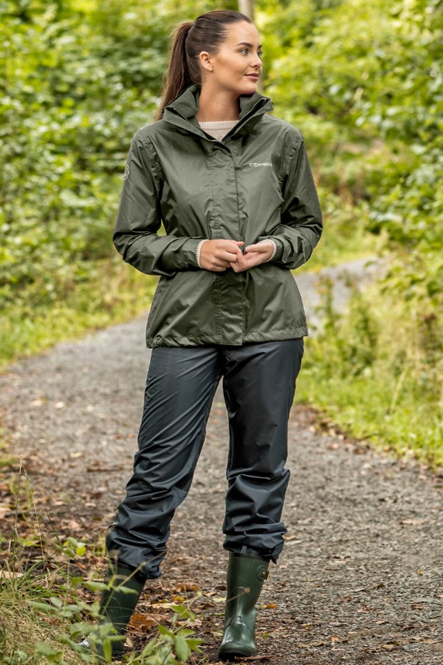 Mjelle regnbukse Black Dame - 1