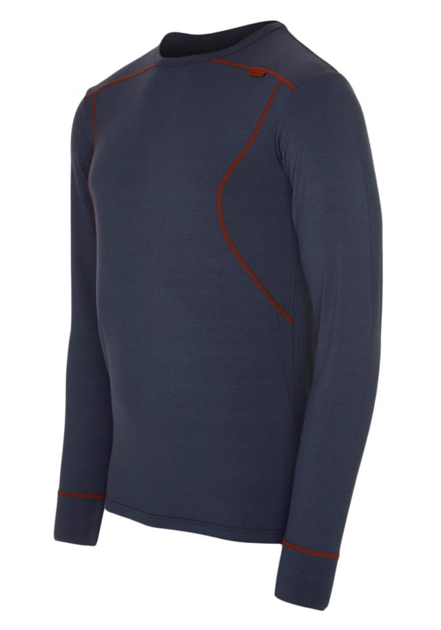 Rondebu bambus trøye Ombre blue - 1