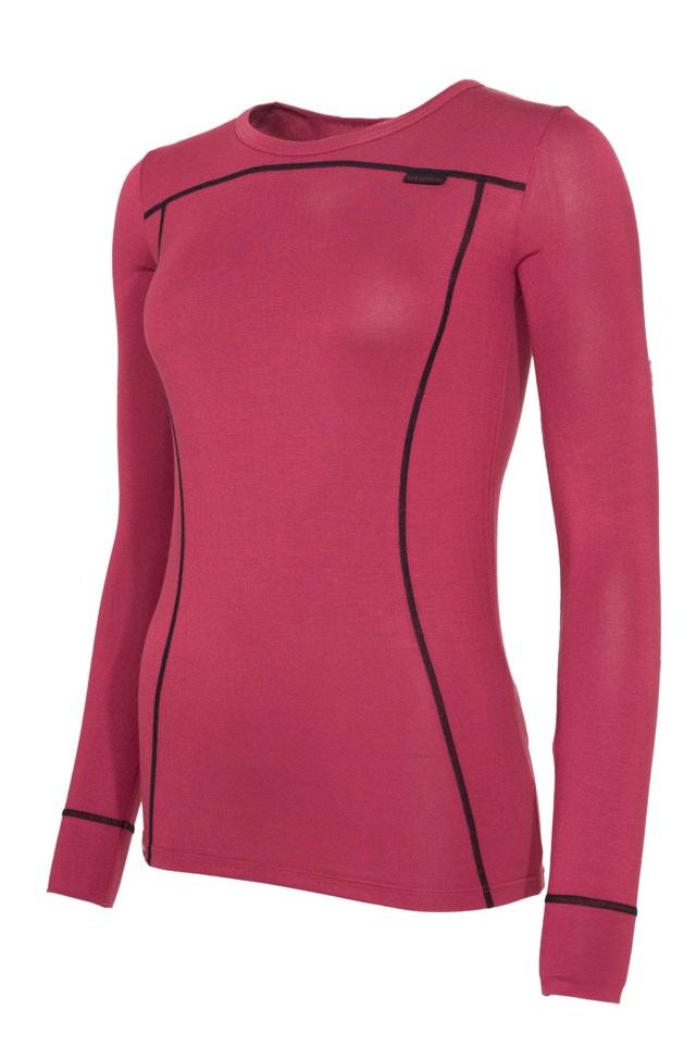 Rondebu bambus trøye Red Dame - 1