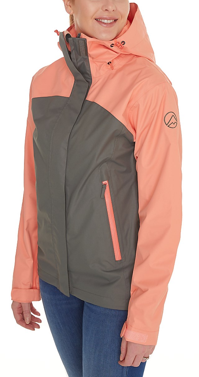 Lyderhorn turjakke Papaya Punch/ Castor Grey - 1