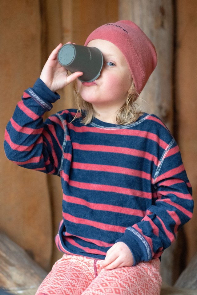 Virvle fleecegenser barn 1-7 Pink|Blue Barn - 1