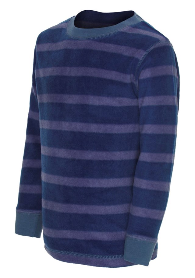 Virvle fleecegenser barn 1-7 Tempest/Bijou blue - 1