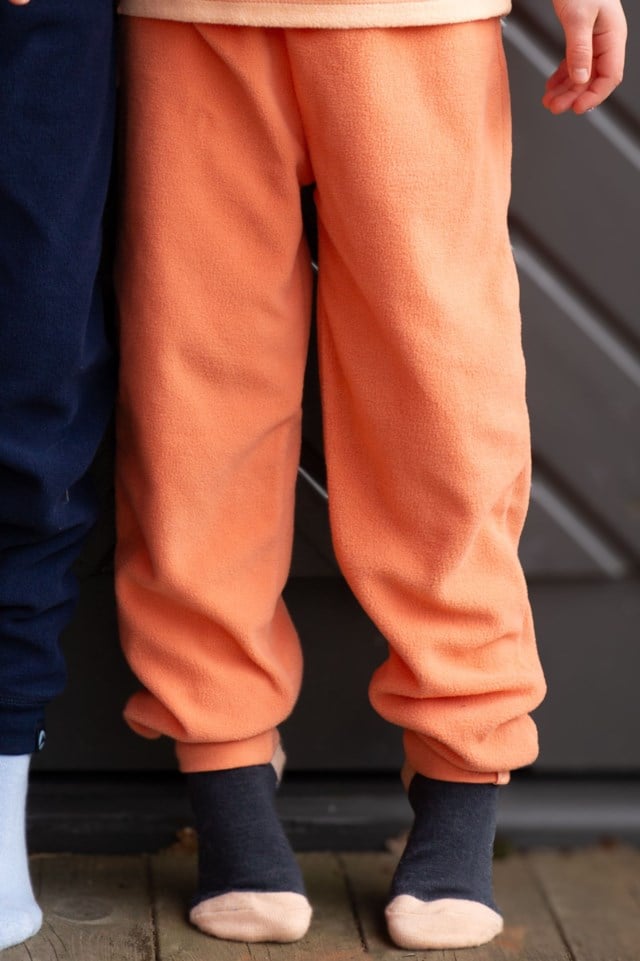 Virvle fleecebukse barn 1-7 Pink Barn - 1