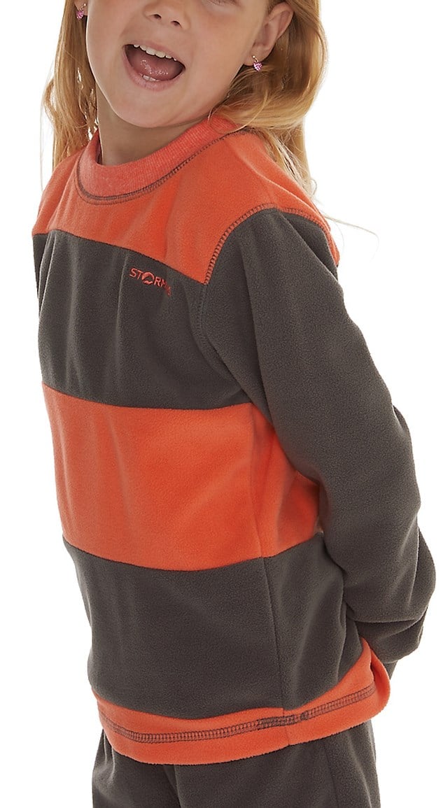 Labbe genser barn 1-7 Grey|Orange Barn - 1