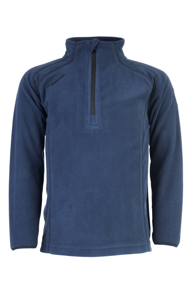 Vigør resirkulert fleecegenser barn 1-7 Dress Blues/Ebony - 1
