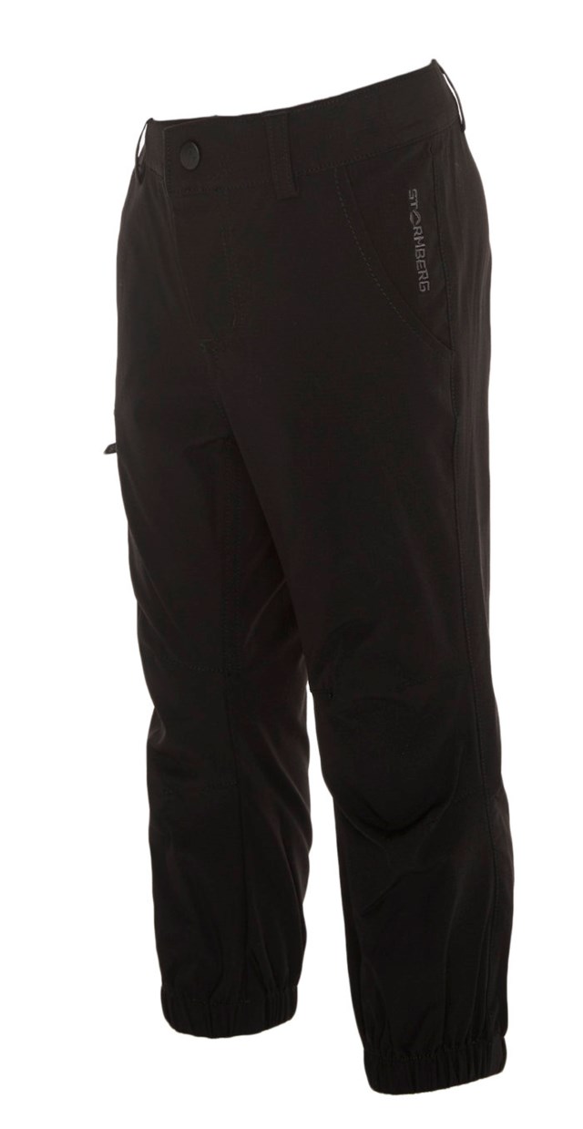 Lia stretchbukse barn 1-7 Jet Black/ Jet Black - 1