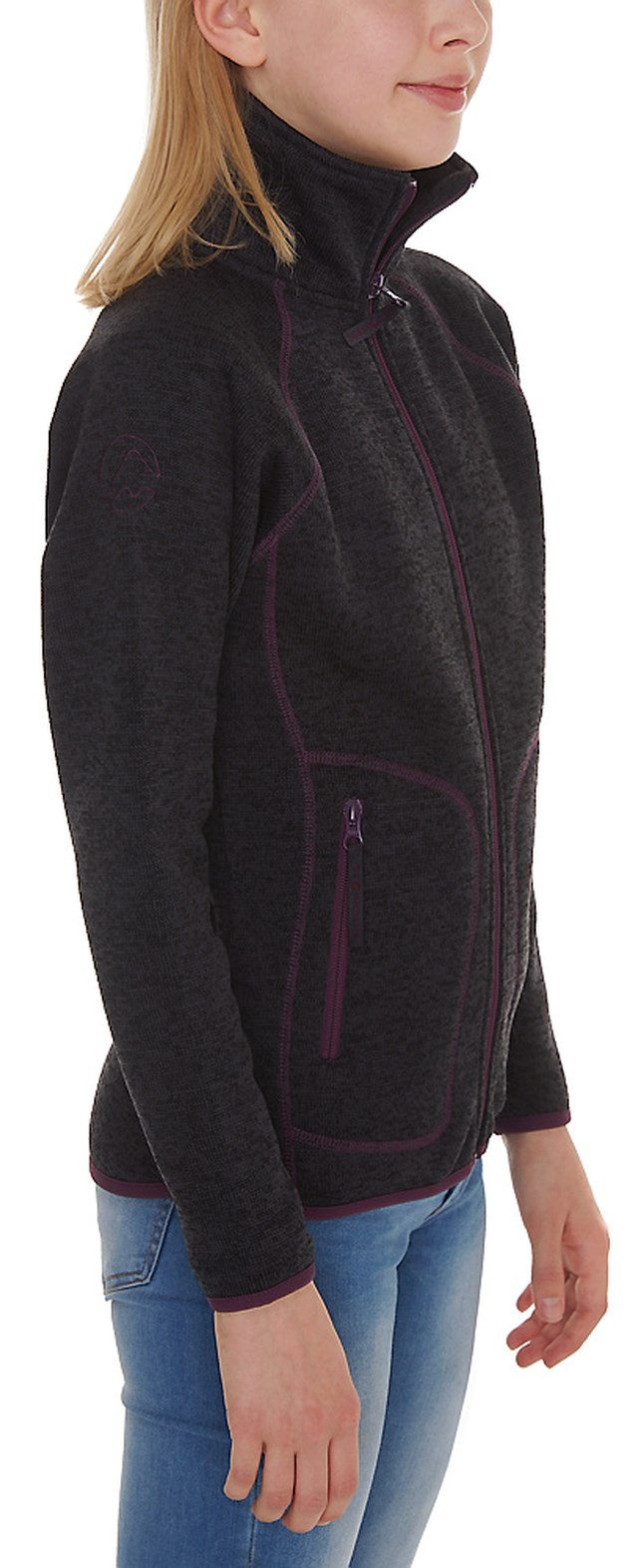 Pasvikdalen jakke barn 8-14 Ebony Grey/Black - 1