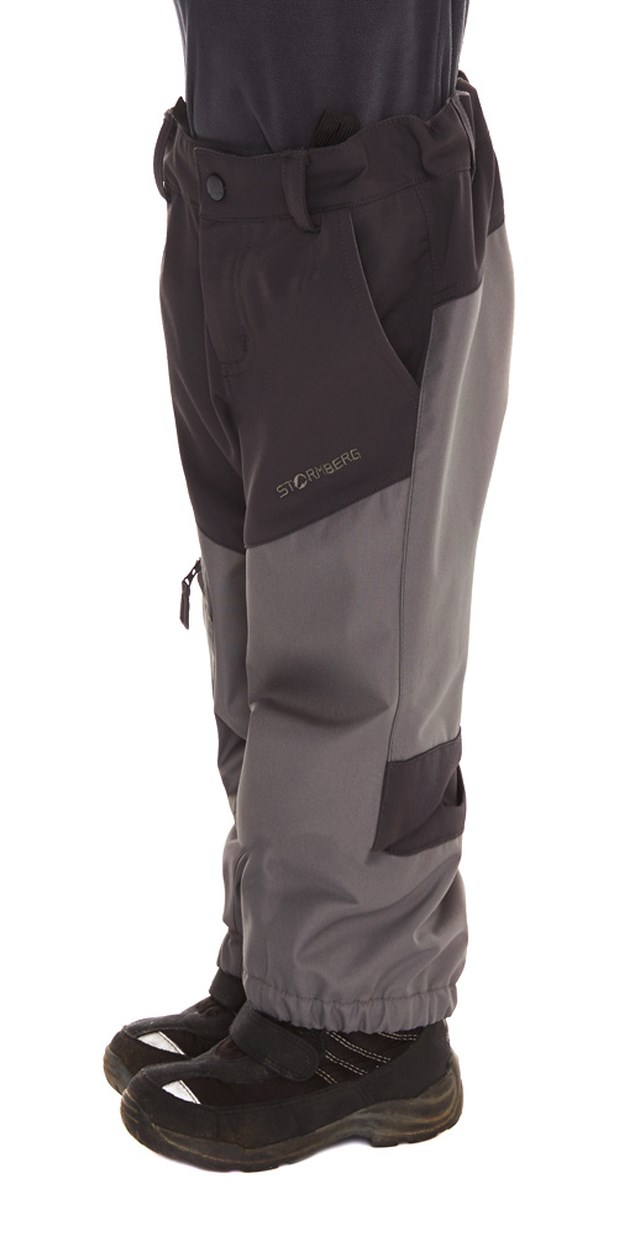 Orkdalen turbukse barn 1-7 Ebony Grey/Black - 1
