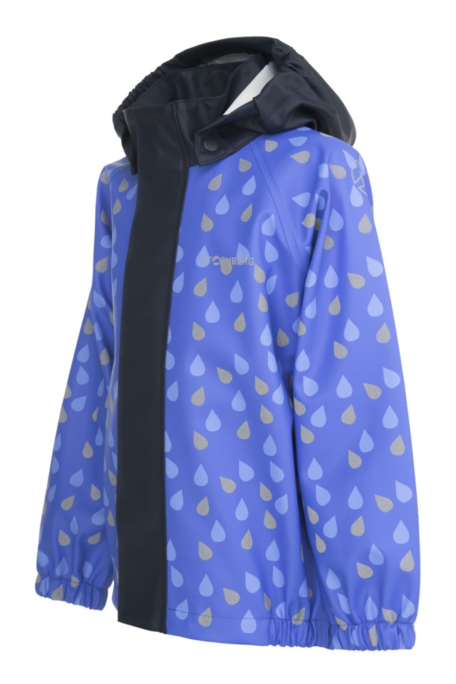 Stormflod regnjakke - testvinner barn 1-7 Black|Blue Barn - 1