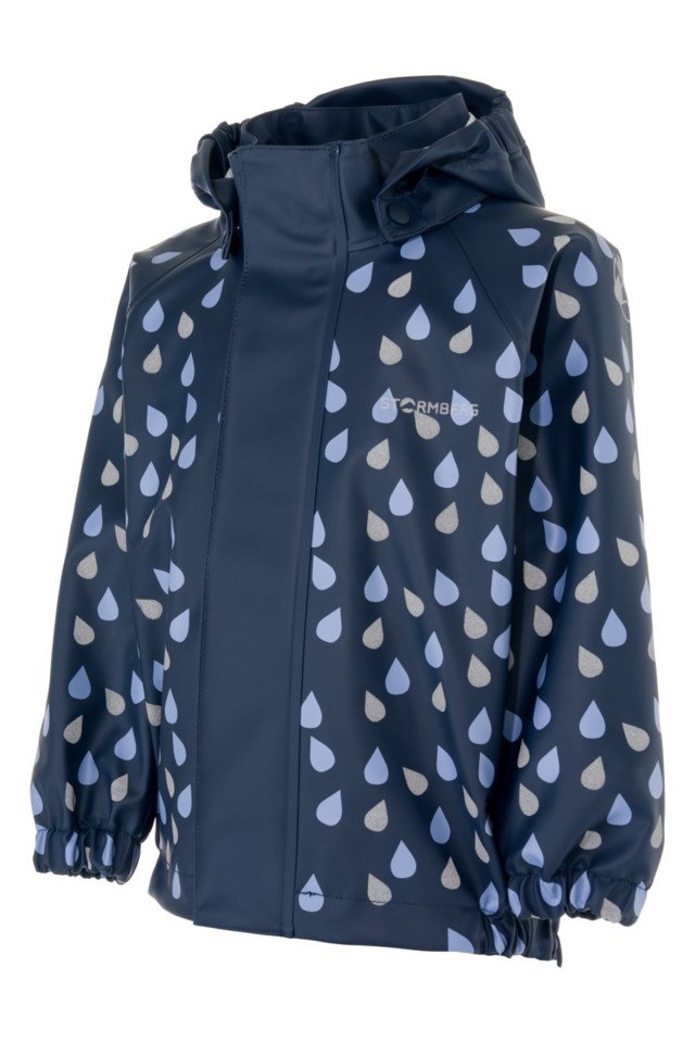 Stormflod regnjakke - testvinner barn 1-7 Dress Blues / English Manor - 1