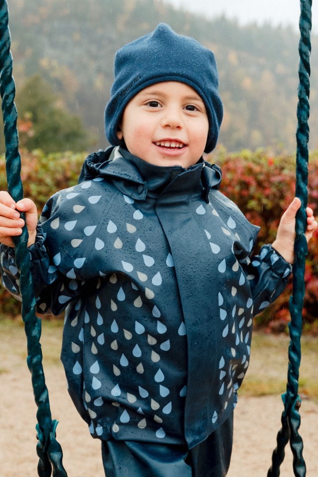 Stormflod regnjakke - testvinner barn 1-7 Blue Barn - 1