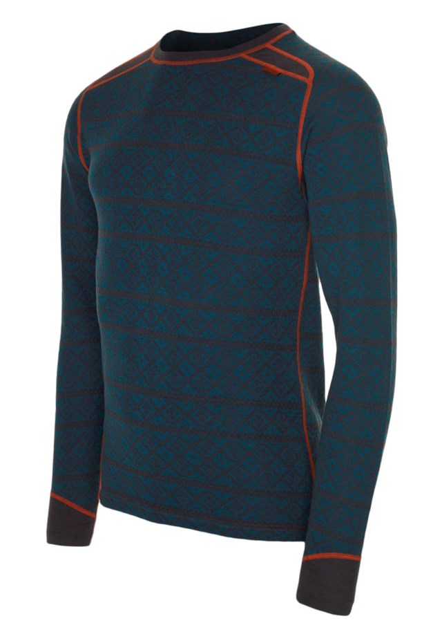 Rauland 2-lags ulltrøye herre Blue Herre - 1